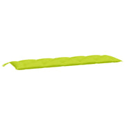 Cuscino per Panca | Cuscini per sedie Verde Brillante 180x50x7 cm in Tessuto Oxford