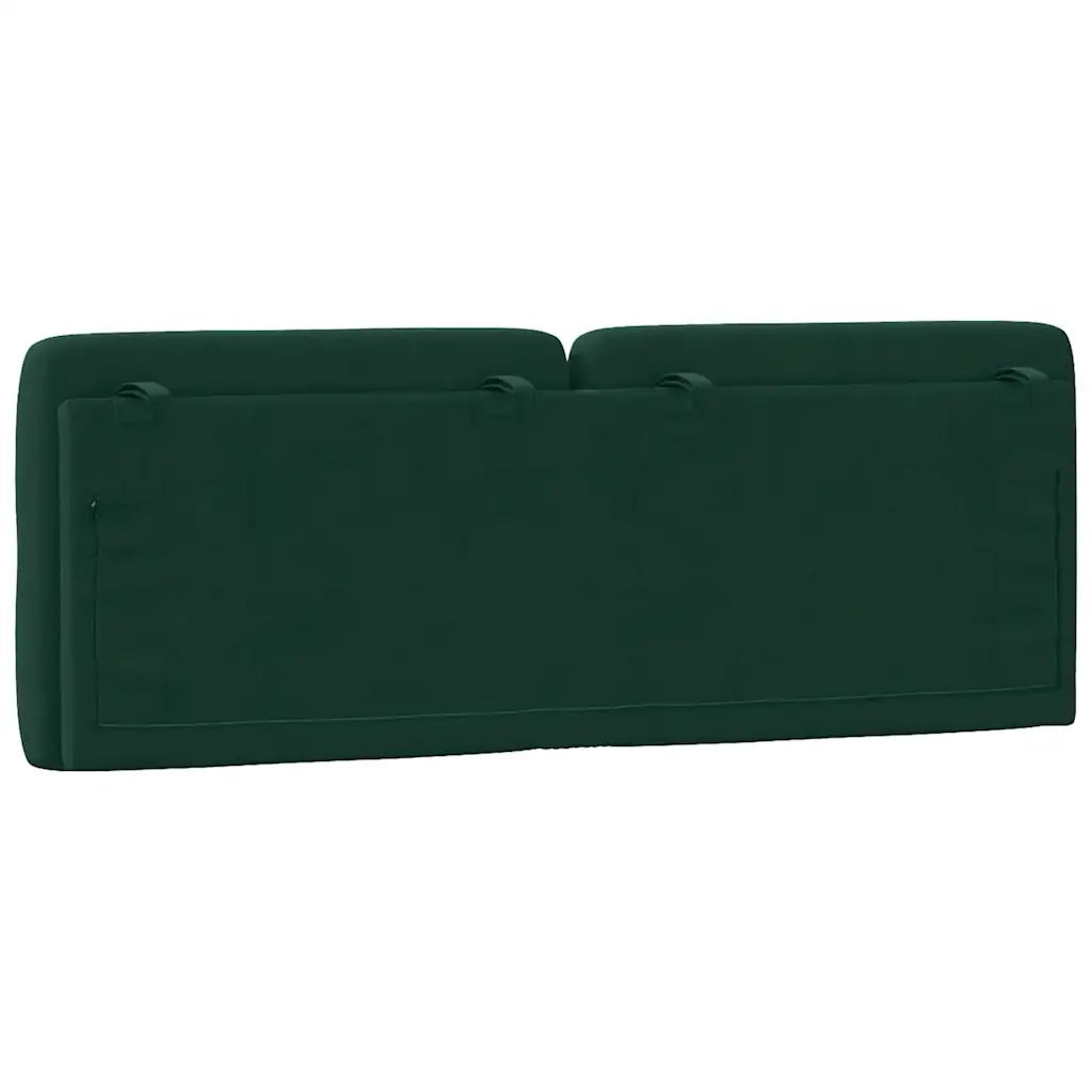 Cuscino Testiera Verde Scuro 140 cm in Velluto CFW9438826