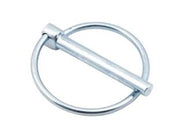 COPPIGLIA A SCATTO ACCIAIO ZINCATO- - ø mm.6 in blister - 5 blister