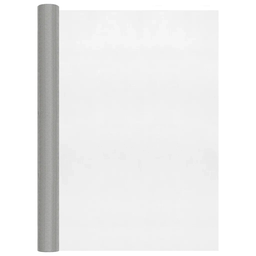 Recinzione in Rete in Acciaio Inossidabile 80x2000 cm Argento 150894