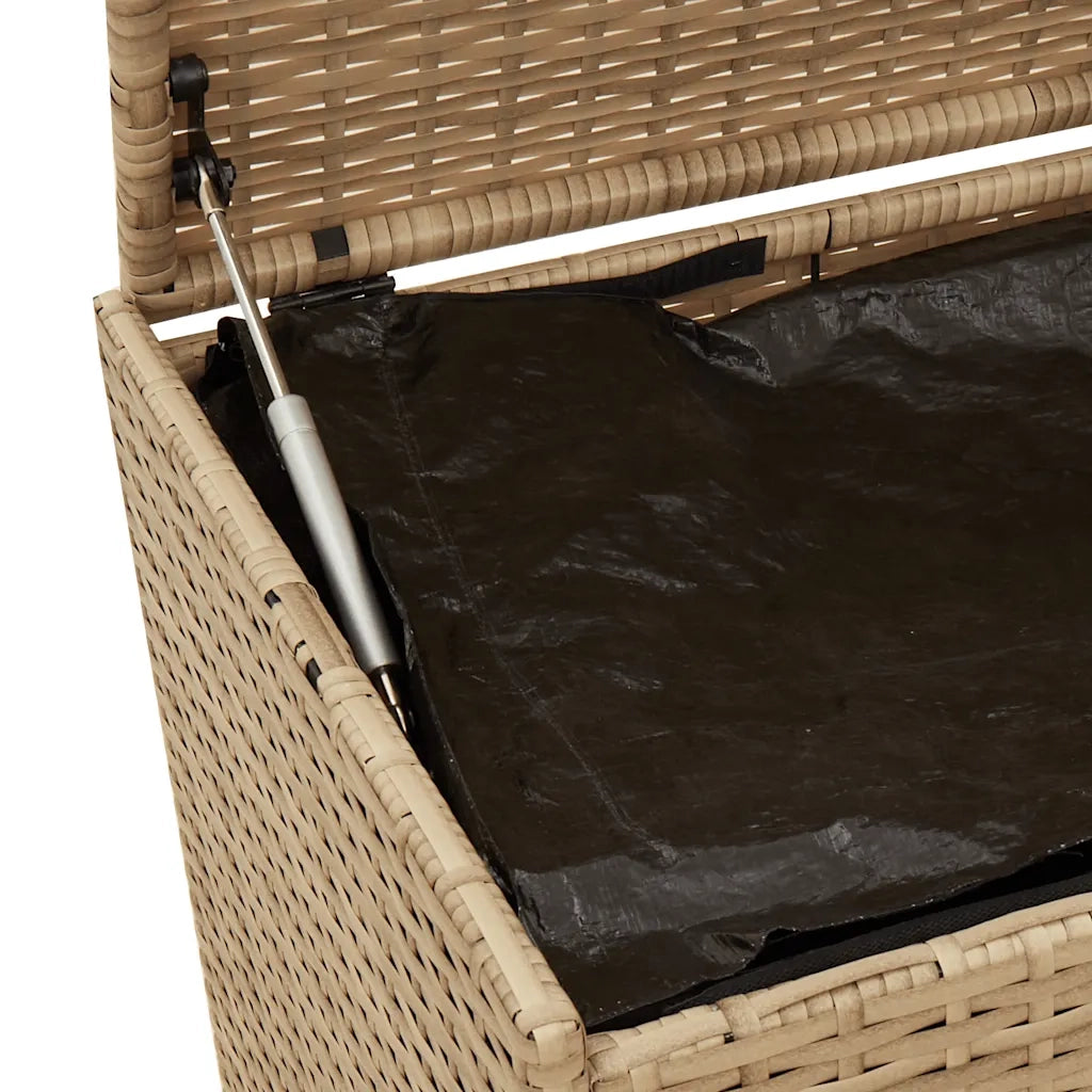 Contenitore da Giardino Beige Misto 469L in Polyrattan CFW3591407