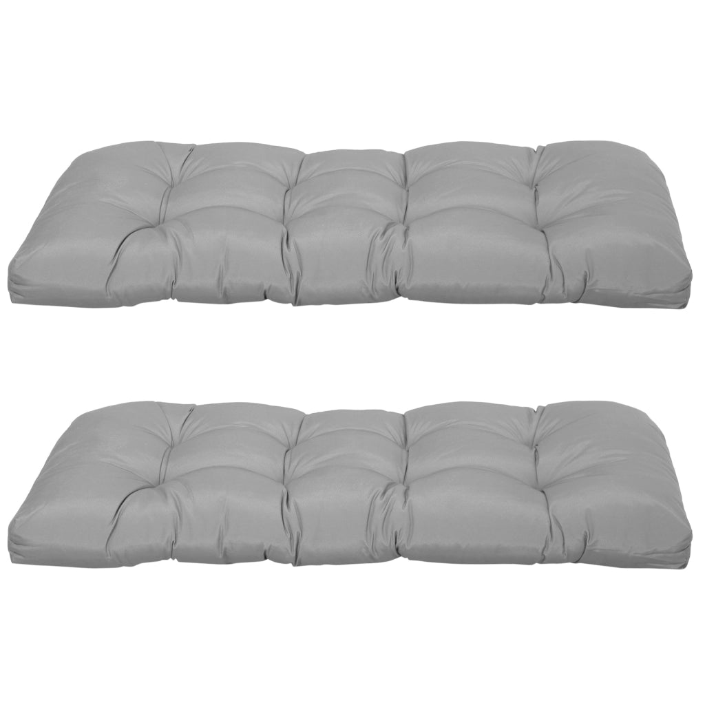 Cuscino per Divano 2 Posti ¨C zephmum ¨C 110x48x8 cm Grigio