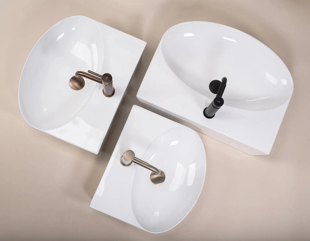 Lavabo Da Appoggio In Ceramica Rea Kim 60