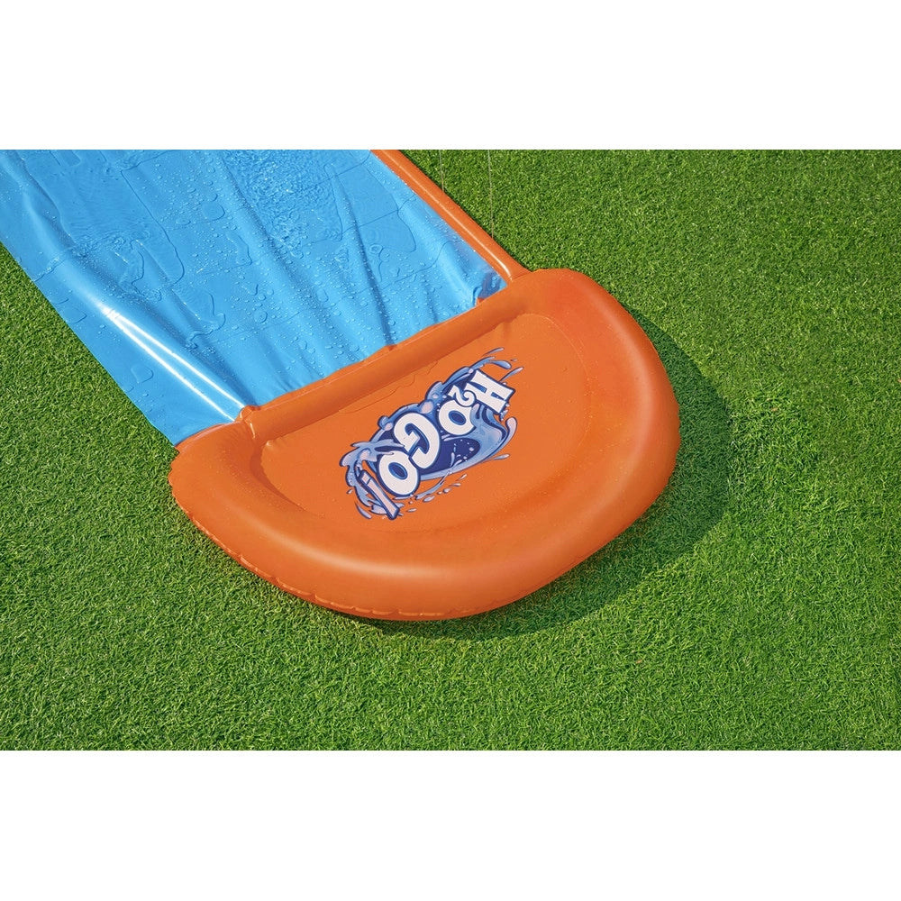 Trade Shop - Scivolo Acquatico Gonfiabile Monoposto 488 Cm Con Spruzzatori D'acqua Per Giardino 52477 -