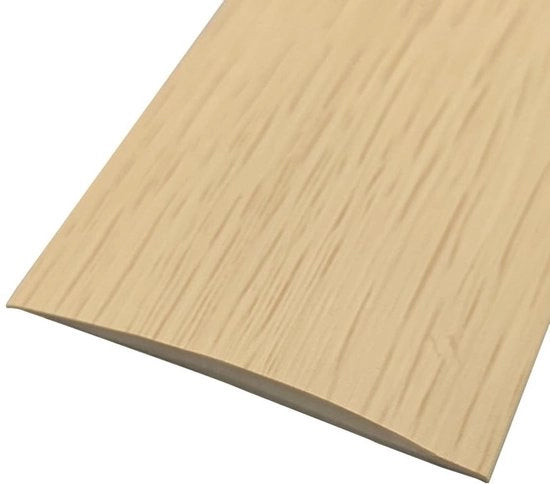 Profilo di transizione autoadesivo - PVC - Lamina - Profilo di dilatazione - Fessura di pavimento - 5 cm Larghezza, 1 m Lunghezza - Pavimentazione di bordo