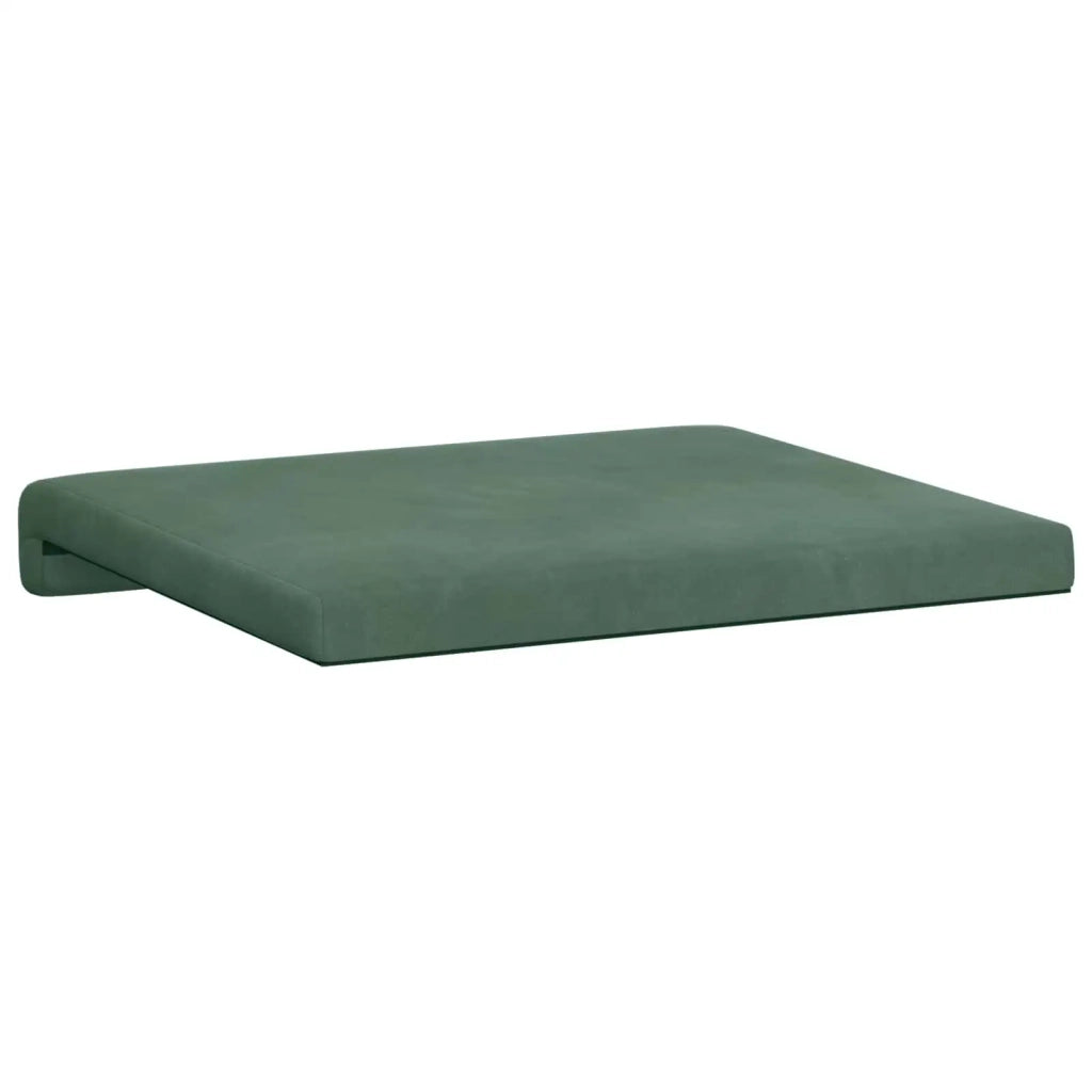 Cuscino per panchina 4 pcs Velluto Verde Mare Profondità 35 cm 42043109