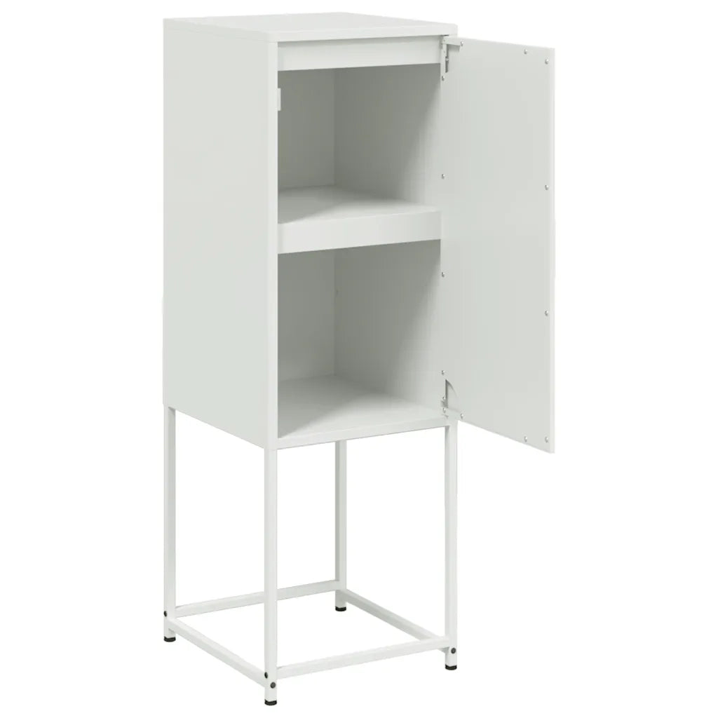 Credenza | Madia | Buffet da pranzo | Armadio da pranzo Bianca 36x39x107 cm in Acciaio
