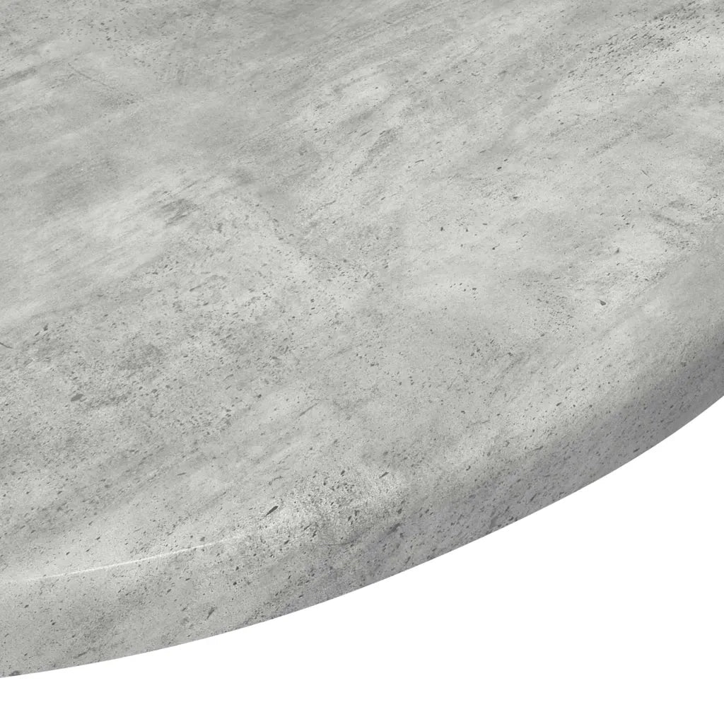 Piano del tavolo Grigio cemento Ø 50 x 1,5 cm Legno multistrato 880394