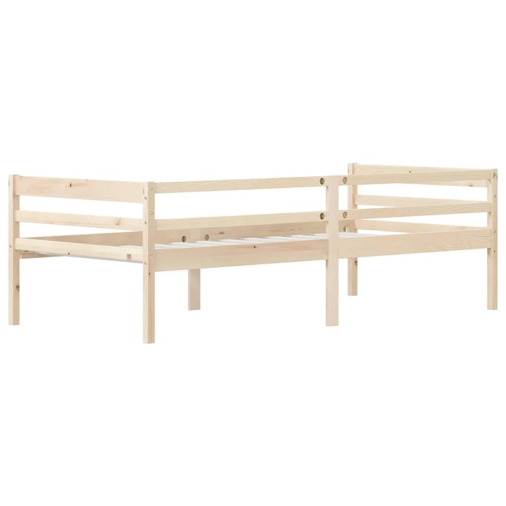 Giroletto senza Materasso 90x200 cm in Legno Massello di Pino 322051