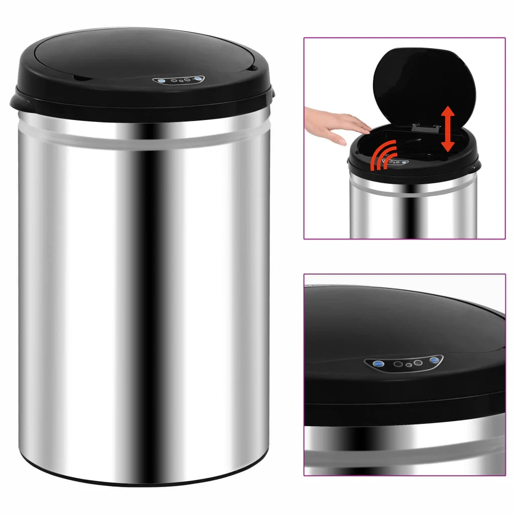 Contenitore automatico con sensore in acciaio inox da 30 litri 02_0006041