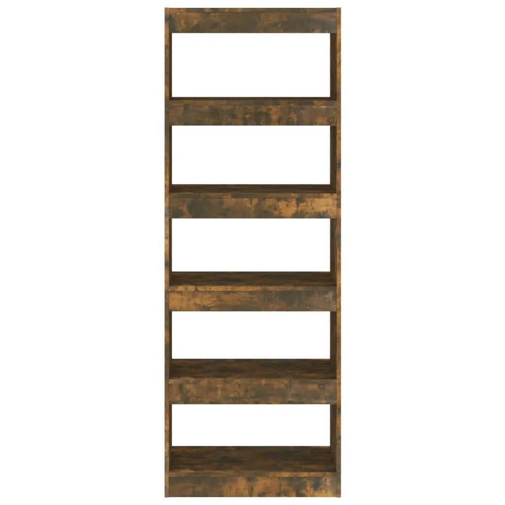 Libreria/Divisorio Rovere Fumo 60x30x166 cm in Truciolato cod mxl 7222