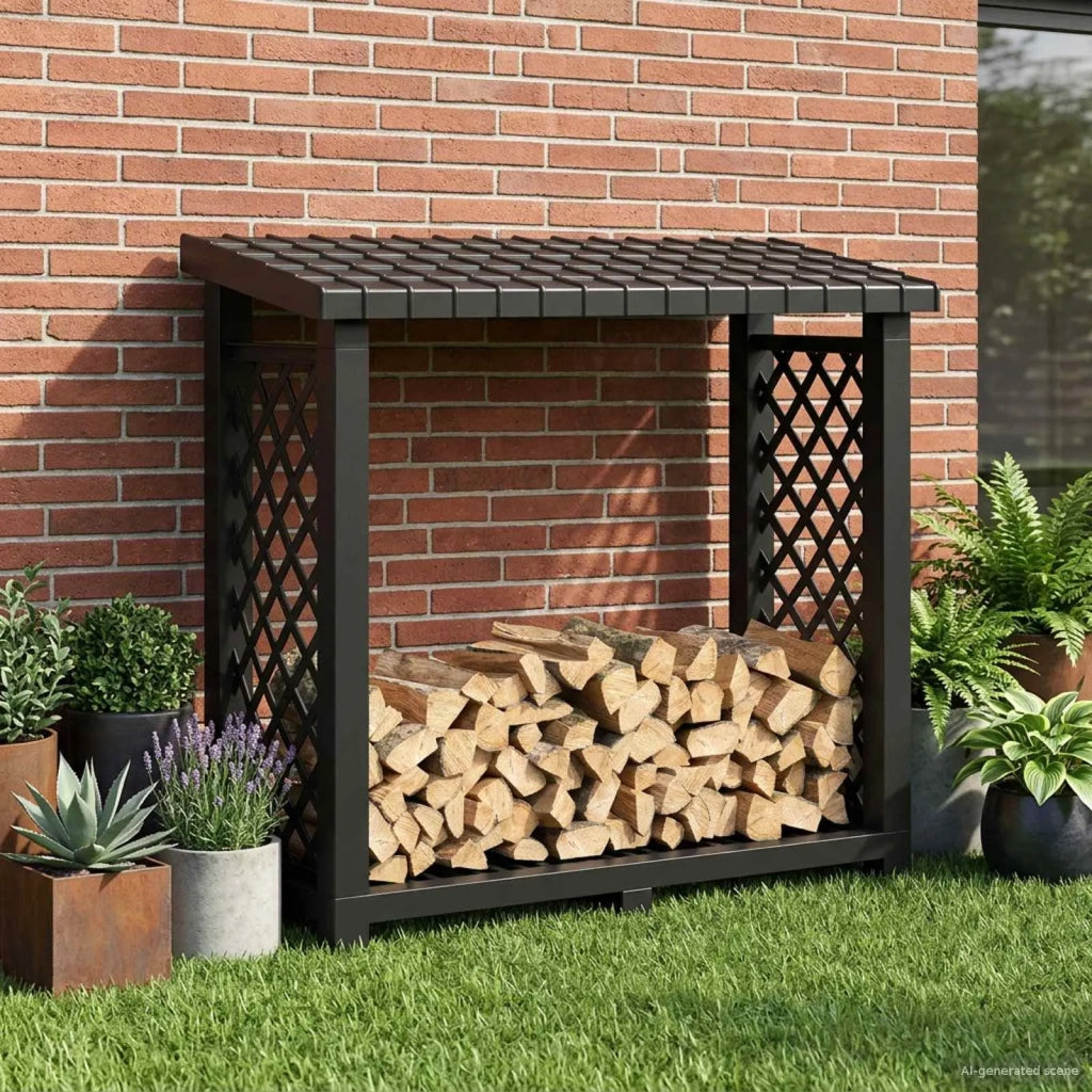 Portalegna Antracite 114 x 46 x 101 cm PP CFW7963685