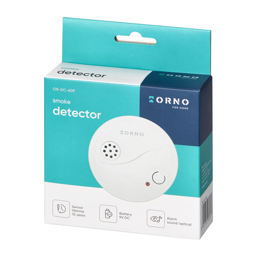 RILEVATORE DI FUMO A BATTERIA PER SICUREZZA CASA CON ALLARME ACUSTICO