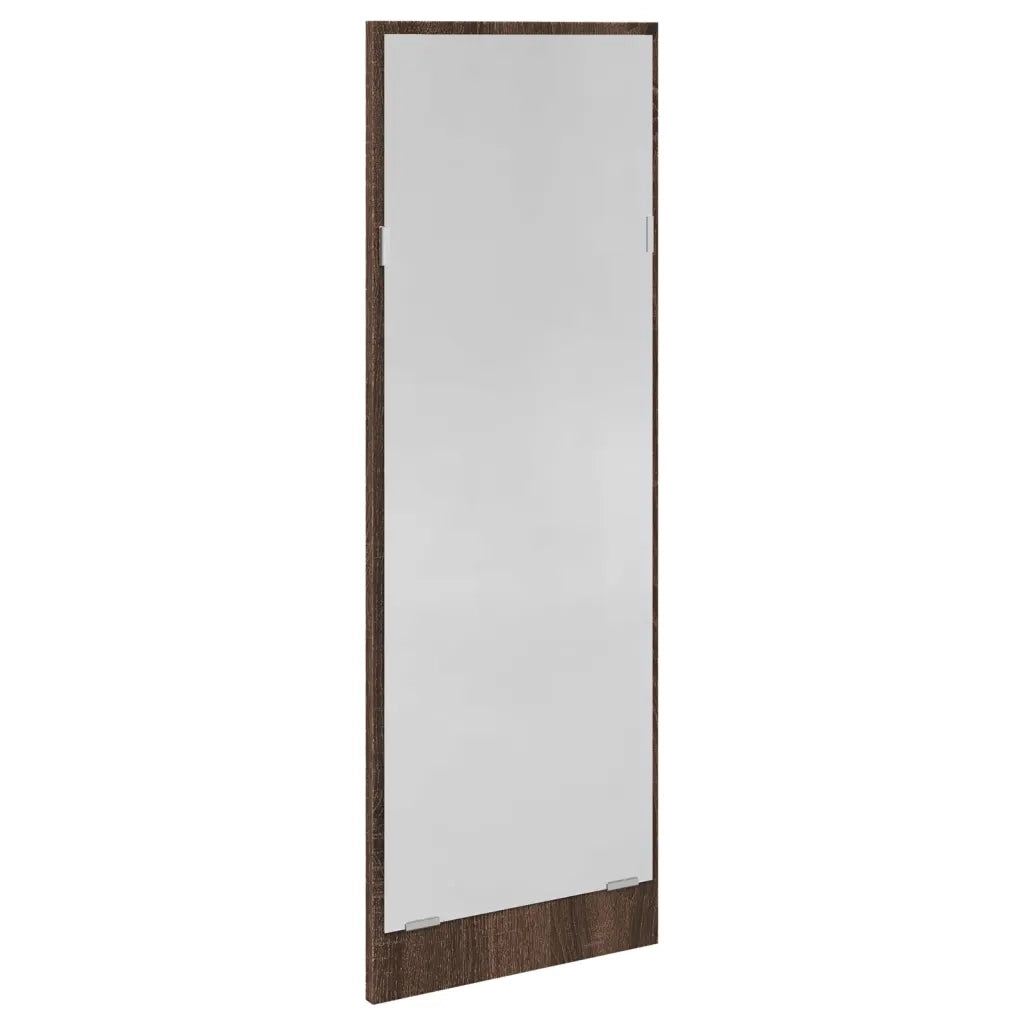 Set Mobili da Ingresso 4 pz Rovere Marrone in Legno Multistrato