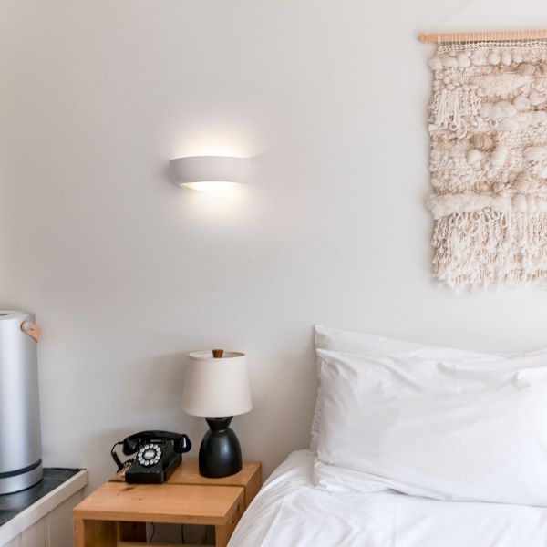 APPLIQUE DA PARETE BIANCA 1XE27 AGALE BELFIORE