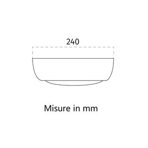 APPLIQUE DA PARETE BIANCA 1XE27 AGALE BELFIORE