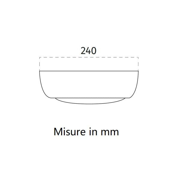 APPLIQUE DA PARETE BIANCA 1XE27 AGALE BELFIORE