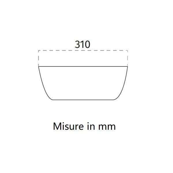 APPLIQUE DA PARETE BIANCA 1XE27 DARLA BIG BELFIORE