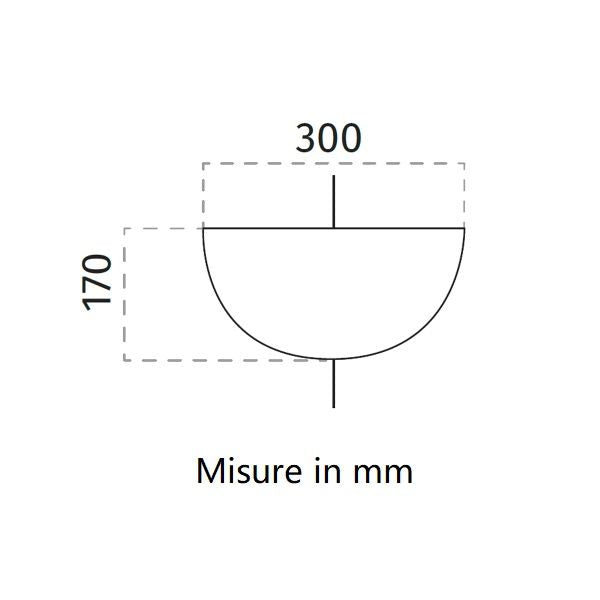 APPLIQUE ANGOLARE DA PARETE BIANCA 1XE27 HARA ANGLE BELFIORE