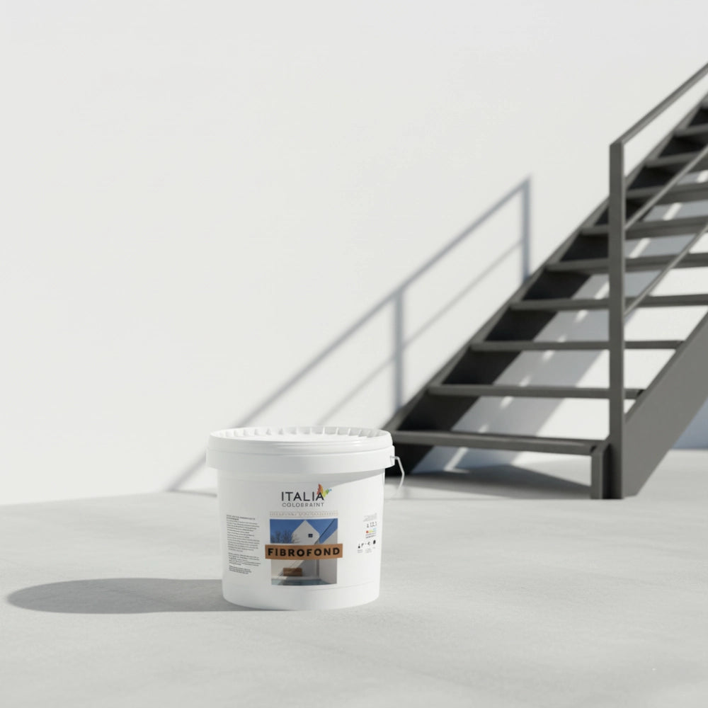 Fibrofond l fondo acrilico bianco per supporti interni ed esterni *** formato 5 lt, confezione 1