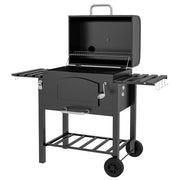 Barbecue Griglia Fumaiolo ¨C zephmum ¨C 124x66x112 cm Nero