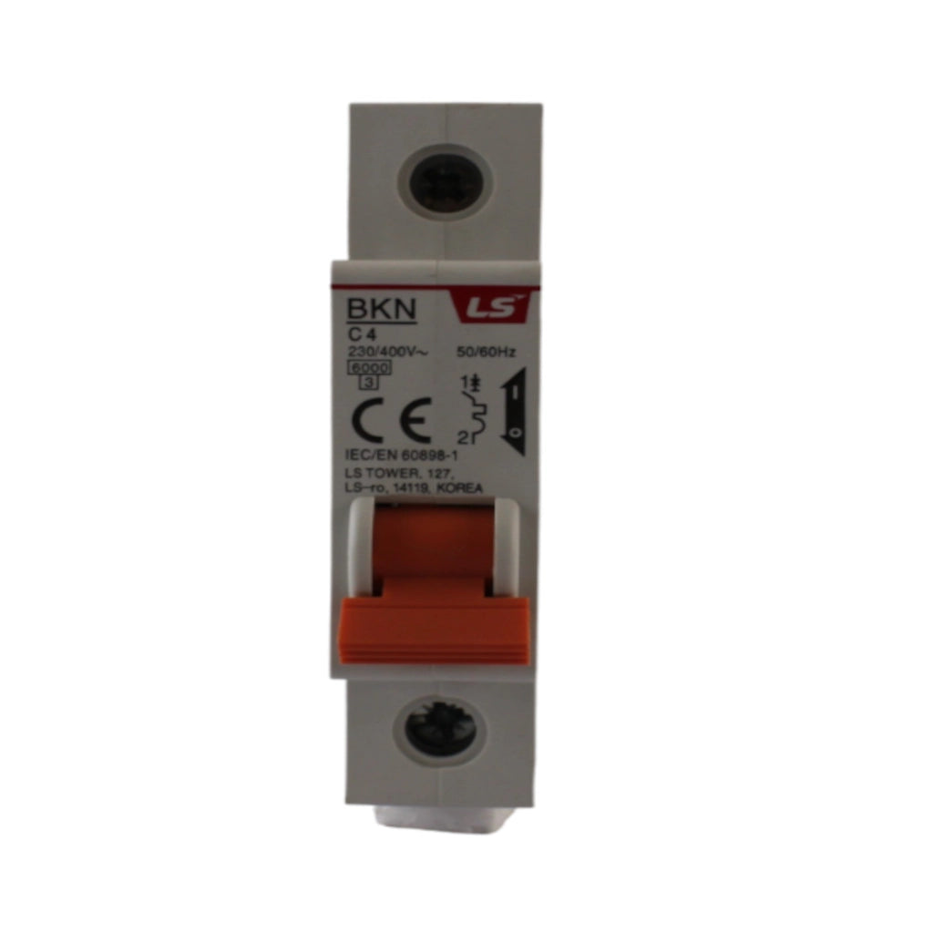 Interruttore magnetotermico 1P 4A 6kA CURVA C LS Electric