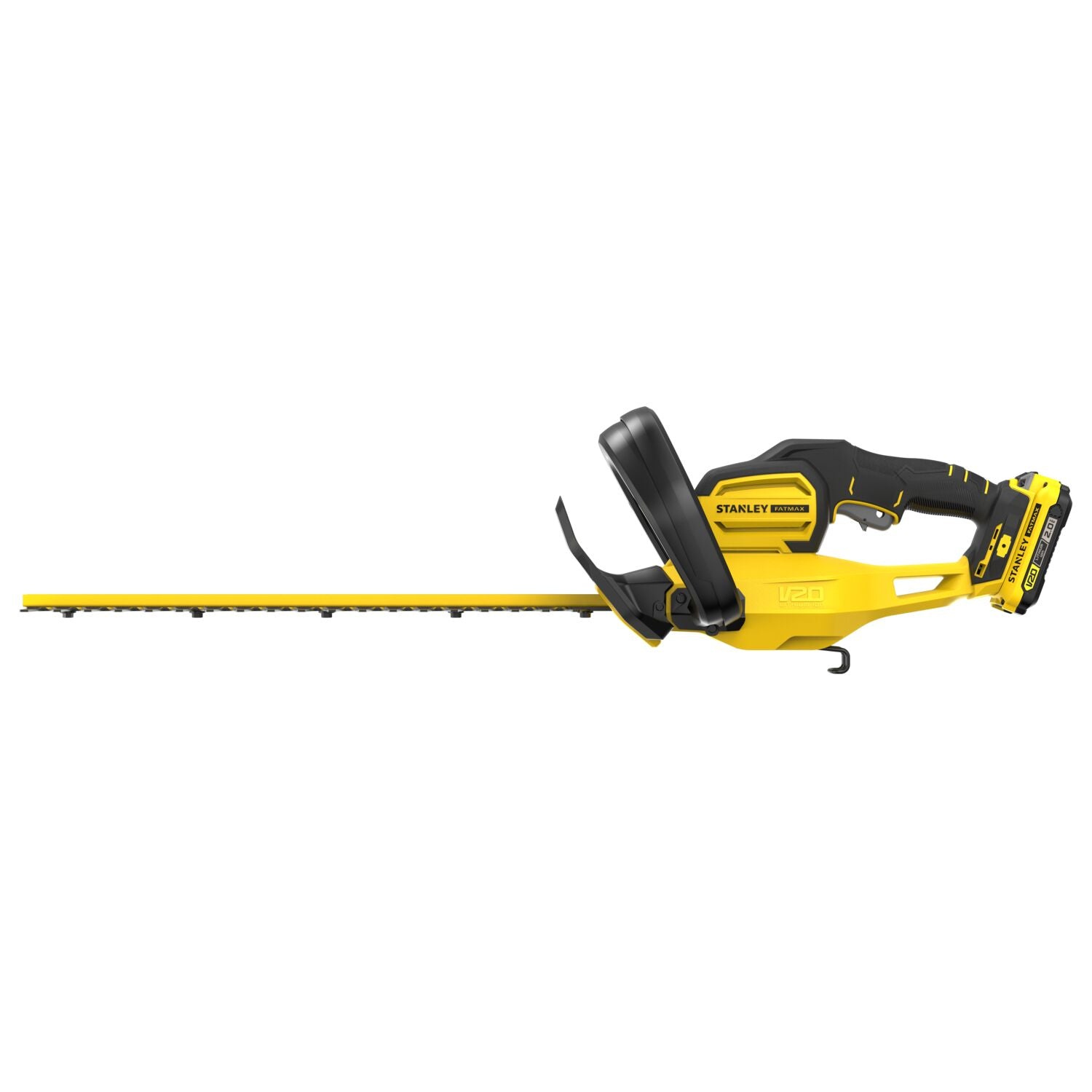 Stanley Fatmax V20 SFMCHT650D1-QW – Tagliasiepi a batteria 18 V con lama 50 cm, batteria 2.0 Ah e caricabatterie