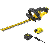 Stanley Fatmax V20 SFMCHT650D1-QW – Tagliasiepi a batteria 18 V con lama 50 cm, batteria 2.0 Ah e caricabatterie