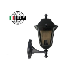 APPLIQUE DA PARETE LANTERNA PICCOLA UP NERA DA ESTERNO 1XE27 NIZZA MORETTI