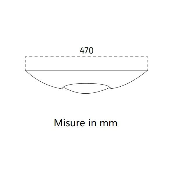 APPLIQUE DA PARETE BIANCA 1XE27 LAILA BELFIORE