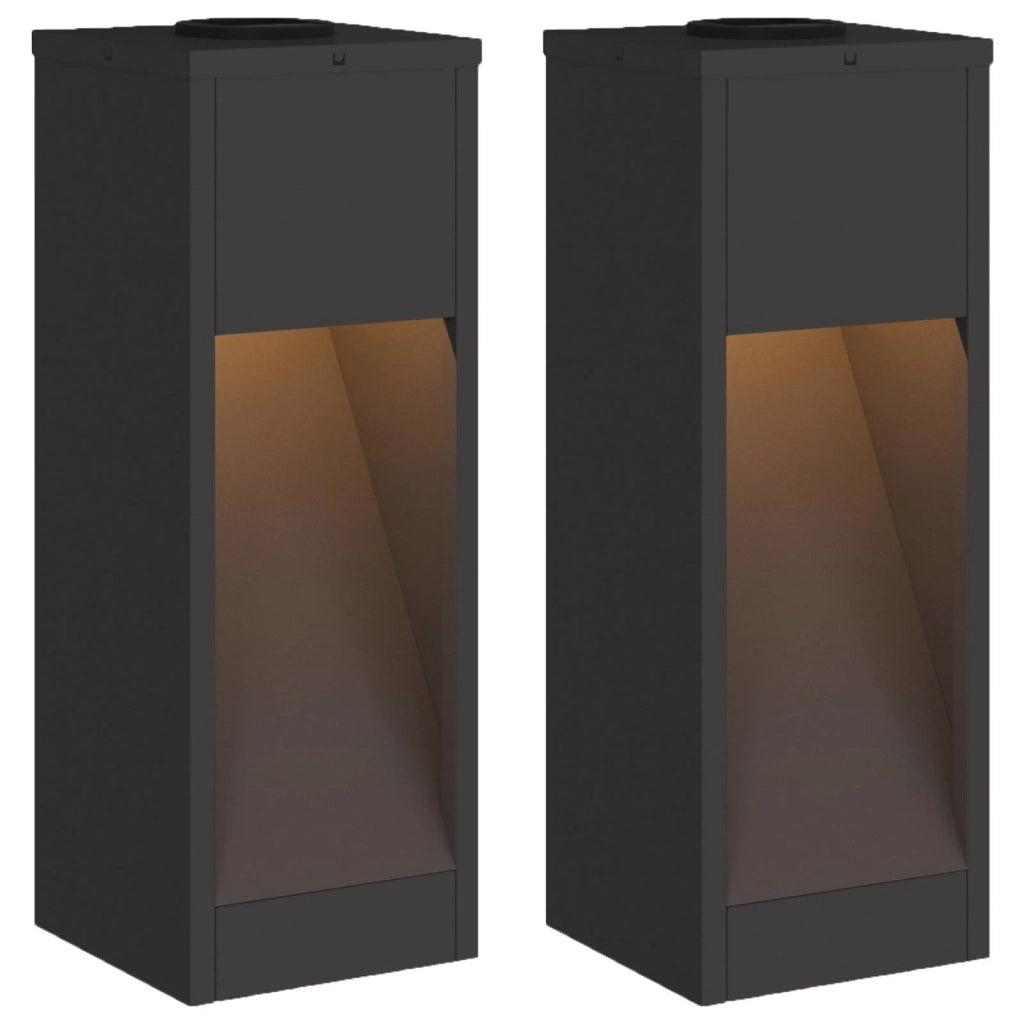 Lucina LED Solare da Percorso 2 pz Nero CFW8217966
