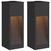 Lucina LED Solare da Percorso 2 pz Nero CFW8217966