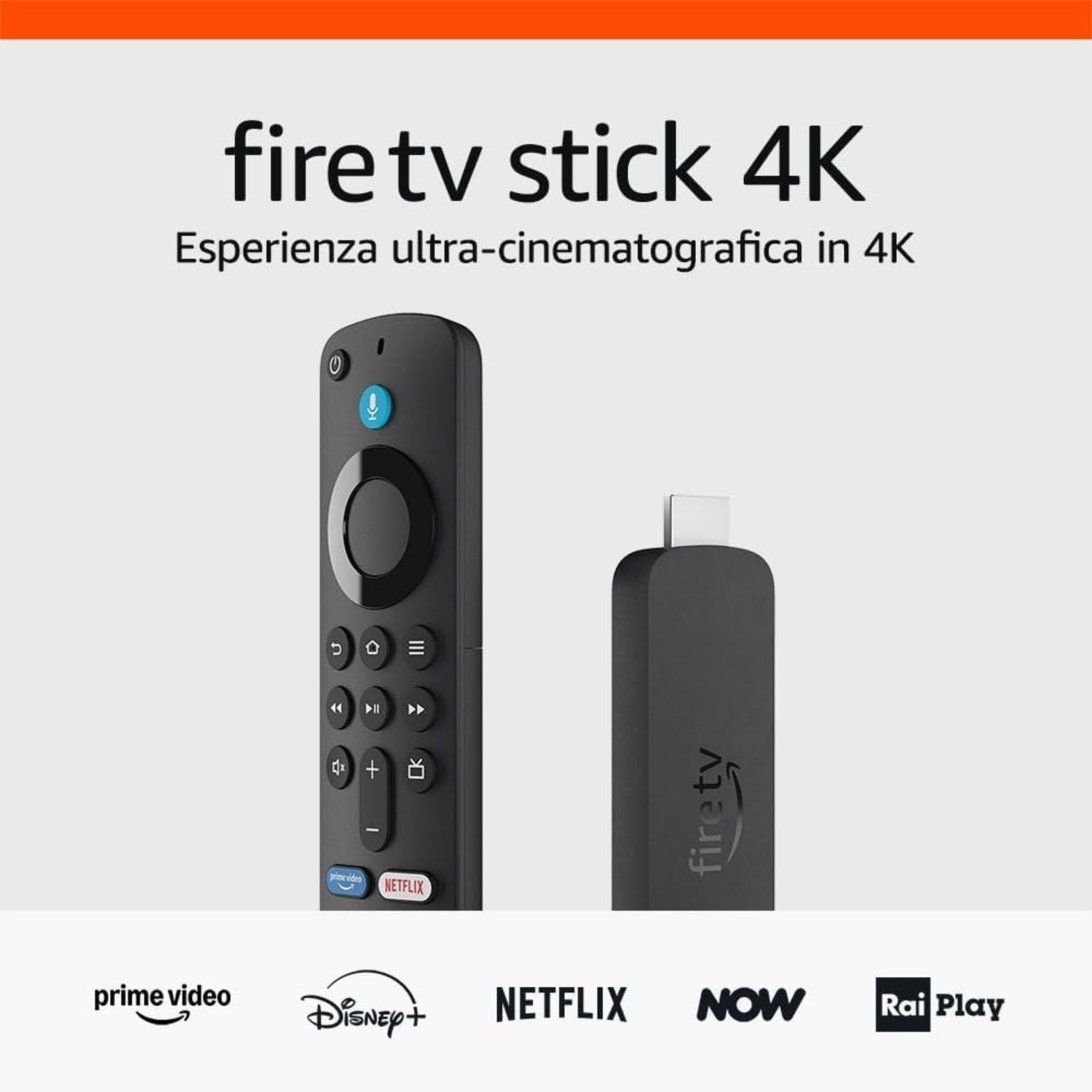 Amazon Fire TV Stick 4k con Telecomando Vocale