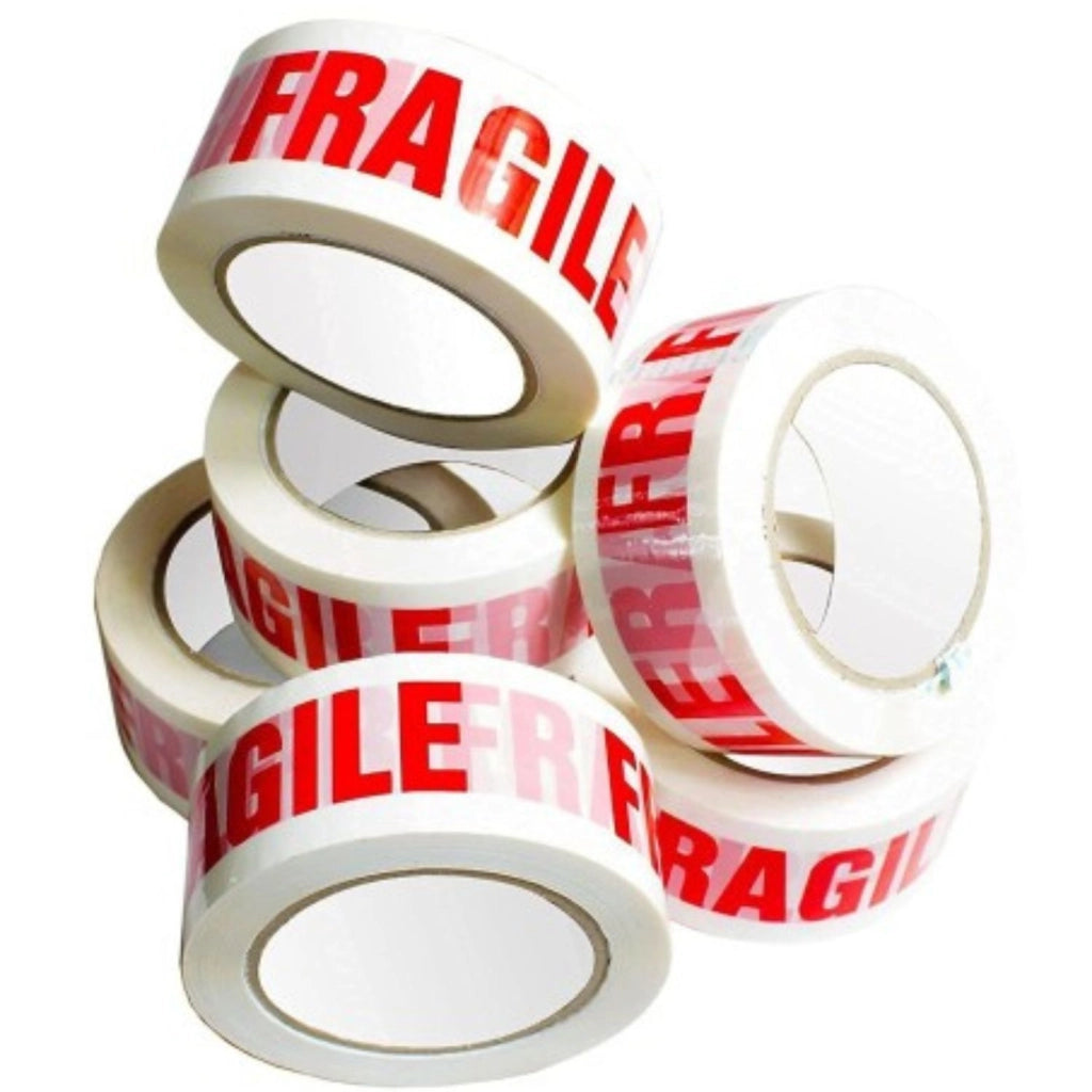 Nastro Adesivo Imballaggio FRAGILE 48mmx66m 72 Rotoli Scotch EcoPrice®
