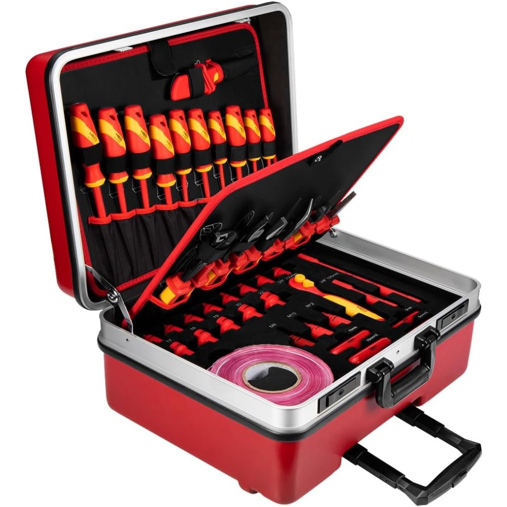 Topex 01-312 set utensili per au auto elettriche e ibride 51 pz