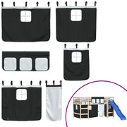 Tende per Letto a Soppalco Bianco e Nero in Poliestere CFW8872343