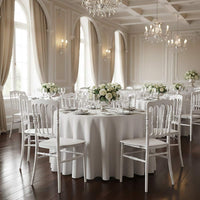 Sedia napoleon in plastica bianca modello rinforzato