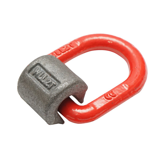 Ancoraggio saldabile/anello di sollevamento con molla, carico massimo supportato 2 tonnellate