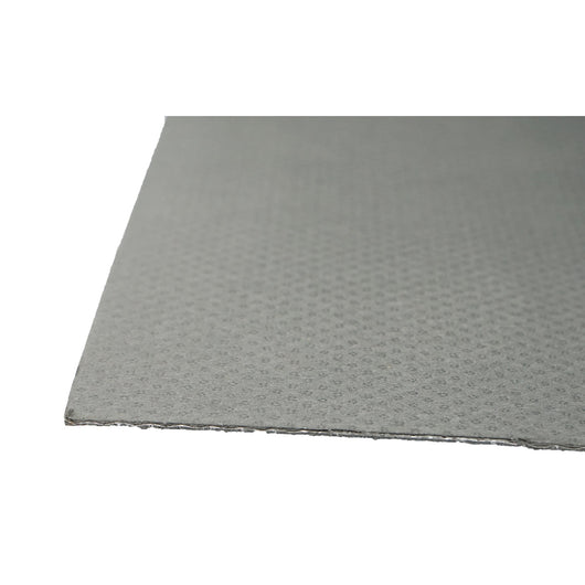 Bobina di gomma con inserto metallico, l = 0,5 m, L = 1 m, spessore = 1,2 mm (colore grigio)