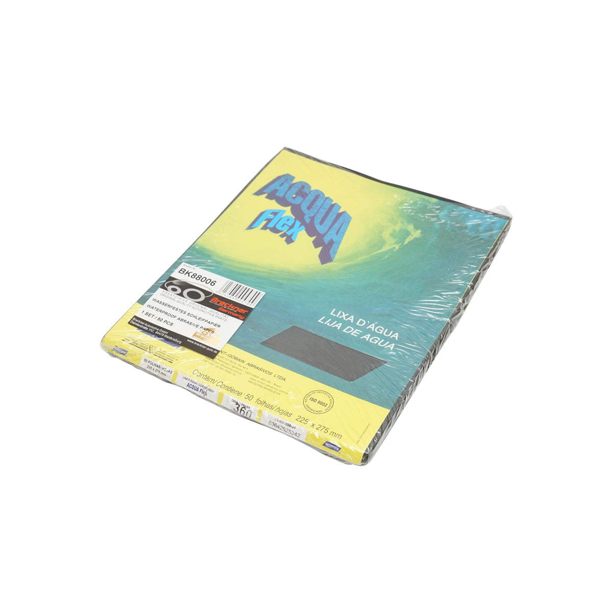 Carta abrasiva resistente all’acqua P360, 50 pezzi/set.