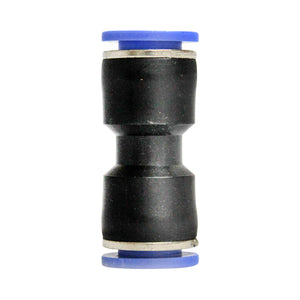 Connettore rapido dritto in plastica per tubo da 12 mm