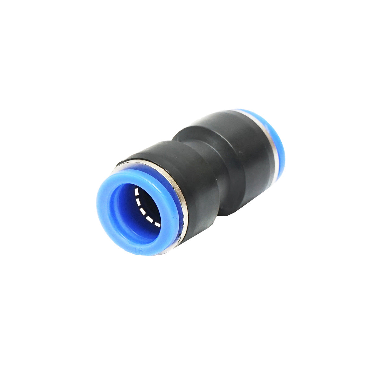 Connettore rapido dritto per tubo flessibile fi 16mm