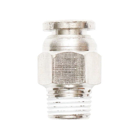 Connettore rapido in metallo dritto e vite in metallo M6 con 1/8