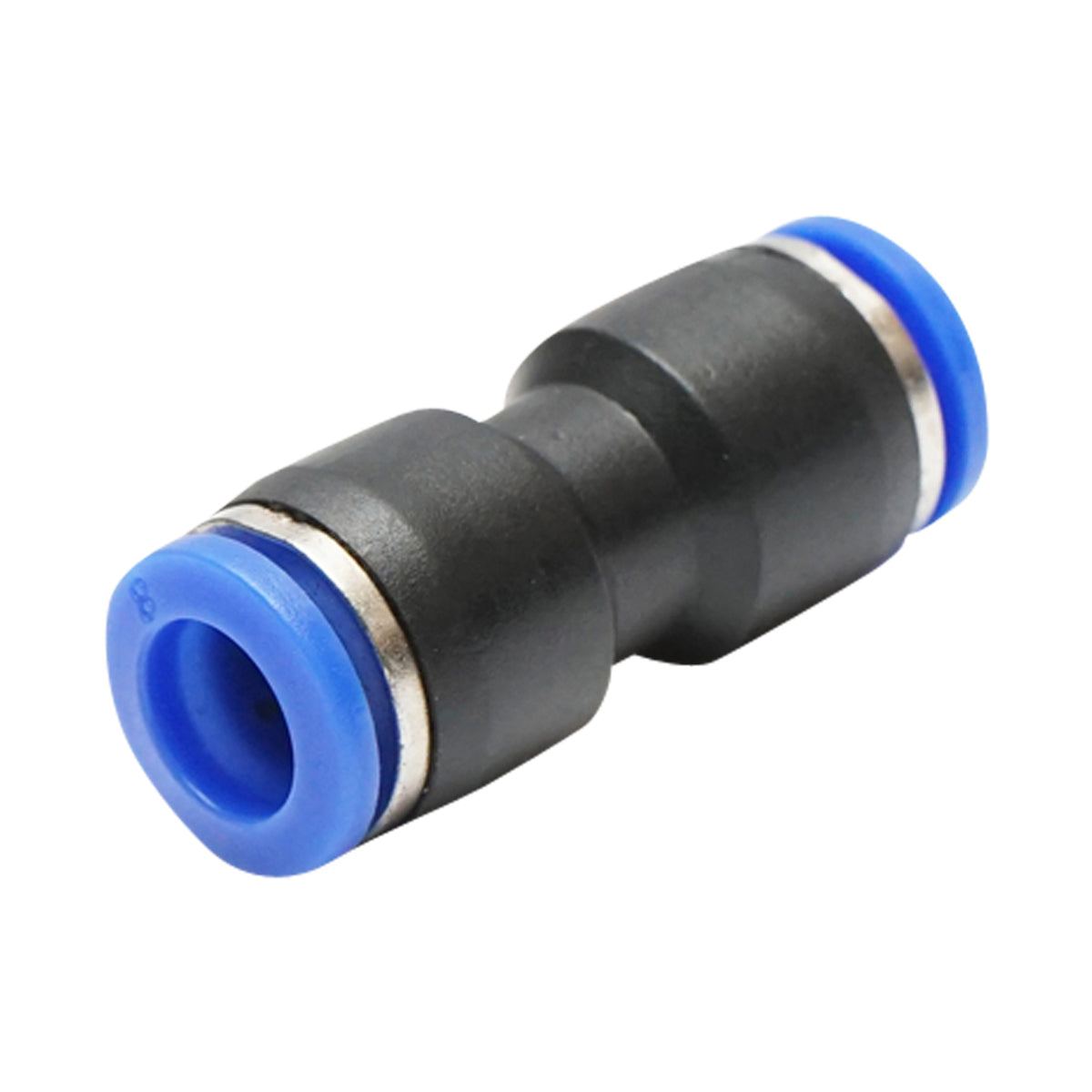 Connettore rapido tubo destro fi M8 - plastica