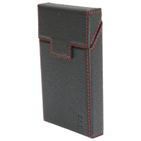 Custodia in pelle nera per pacchetto di sigarette P34
