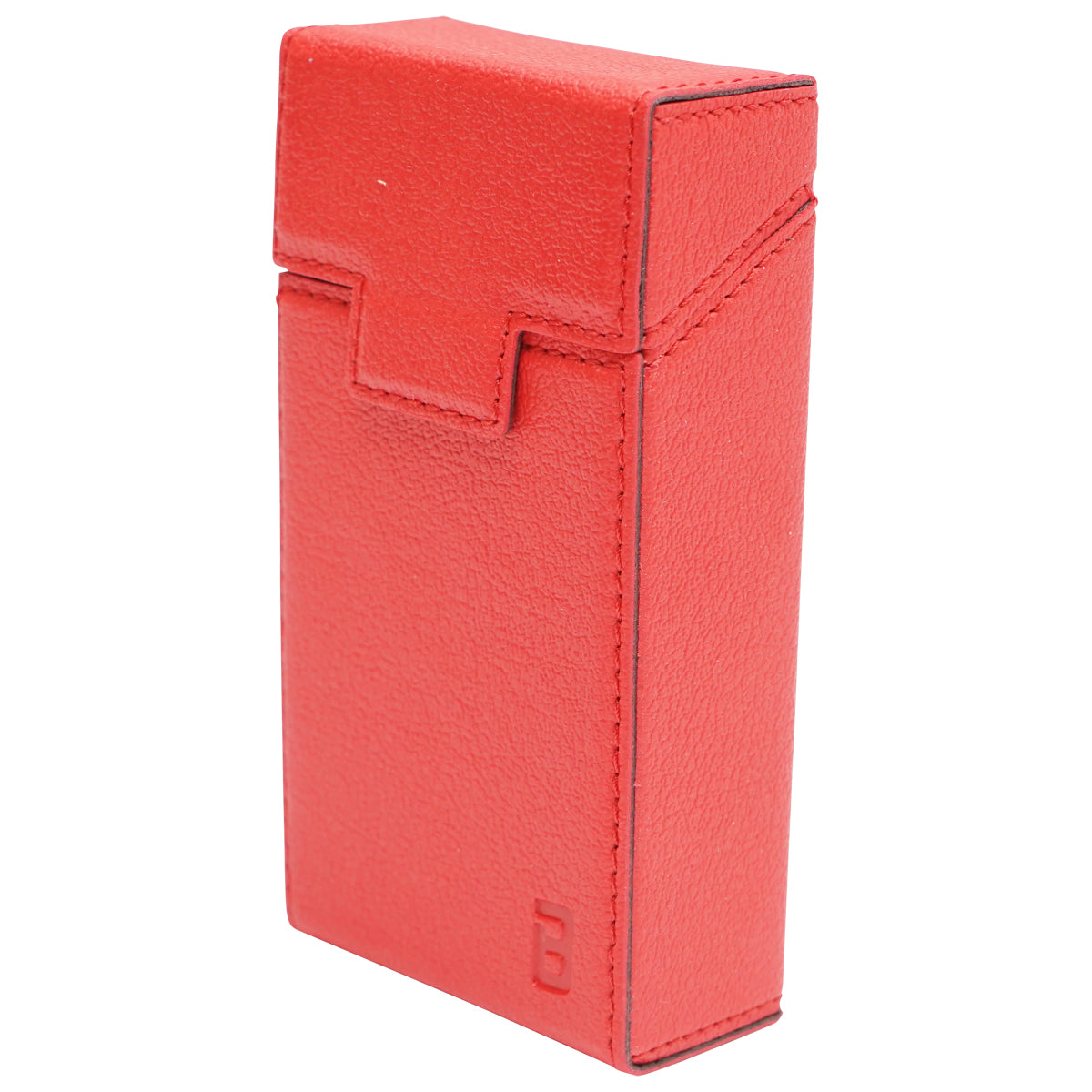 Custodia in pelle rossa per pacchetto di sigarette P21