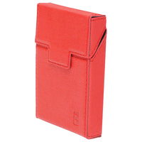 Custodia in pelle rossa per pacchetto di sigarette P24