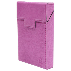 Custodia viola in pelle per pacchetto di sigarette P27