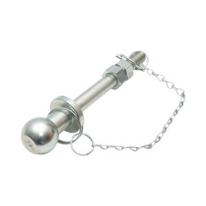 Dado per occhiello di traino 50mm, filettatura M22, lunghezza 275mm con catena e sicurezza