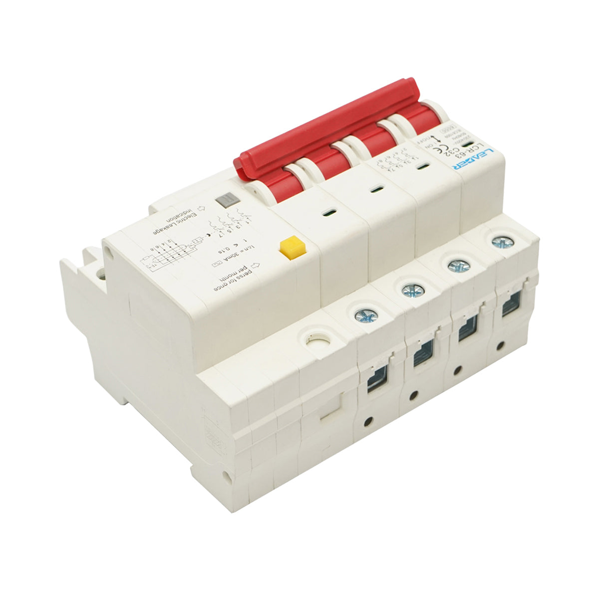 Dispositivo differenziale Leader 4P, 32A, 30mA